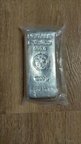 Investiční stříbrný slitek 1kg 999,9 ryzost