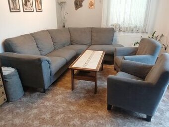 Gauč/sedací souprava a křesla
