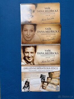 Sběratelská edice Vaše Dana Medřická - stolní kalendáře 2018