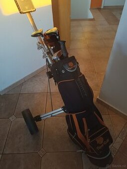 Golfový set Tiger Cup Young-PRO + 3 hole Dunlop + vozík