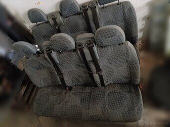 Zadní sedadla Ford transit