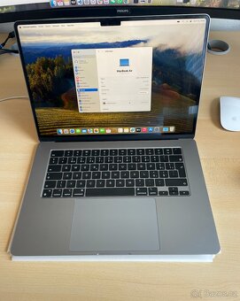 Macbook Air 15.3" (2023) - M2/8GB/256GB/97% BATERIE + ZÁRUK