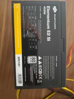 PC zdroj silentium pc elementum E2 Sl 450w - 1
