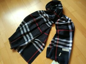 Šál Burberry černý - 1