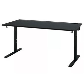 Mittzon psací stůl černý polohovací 160x80cm