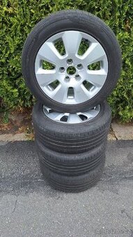 Alu kola originální Audi 5x112 včetně pneu 205/55 R16
