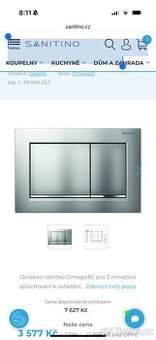Geberit Omega 30 tlačítko