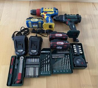 Parkside aku vrtačky 20 V + LIMITED Edition