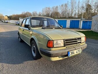 Retro Škoda 105L 1988 - top stav, STK, nový lak, nové pneu
