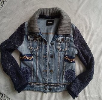 Riflová bunda Desigual vel.36