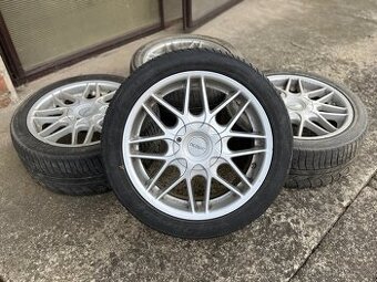 Alu kola Dezent 5x100 R17 s pneu 225/45 R17 – sada