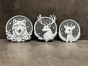 Dekorativní 3D závěsné ozdoby