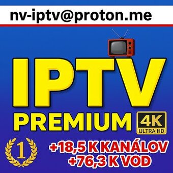 IPTV Premium Server 4K UHD (1 rok)