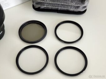 55mm foto filtre CPL + Black Mist 3x