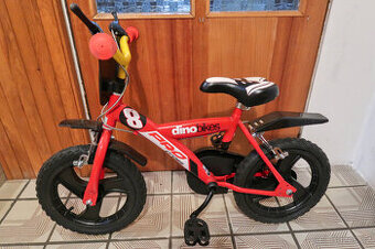 Dětské kolo Dino červené 14"