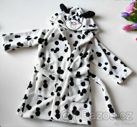 Krásný měkký dětský župan s ouškama - 1