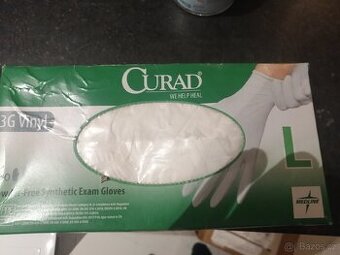 Latexové rukavice L