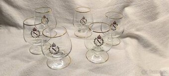 NOVÉ sklenice na koňak "Napoleonky" - 6 ks
