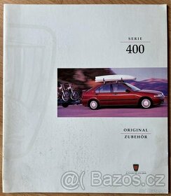 Prospekt Rover 400 originální příslušenství 1996