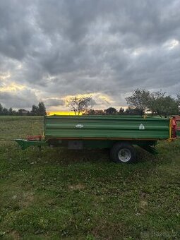 Návěs 5t, třístranný sklápěč, vlečka 5t
