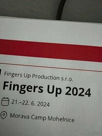 Vstupenky na Fingers up 2024