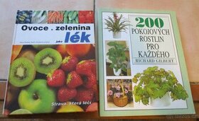 2 x kniha s tématikou ovoce, zelenina a rostliny