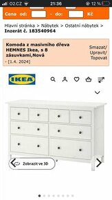 Ikea hemnes komoda