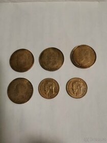 Sbírka mincí 6 kusů