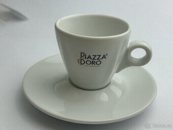 Hrnečky (šálky) s podšálky Piazza D'Oro