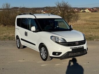 Fiat Doblo 1.4T 88kw CNG, rv2015,1.MAJITEL,NOVÁ STK,NAVIGACE