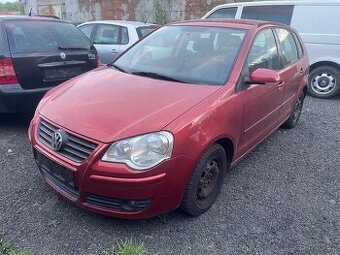 VW Polo 9N 2006 LA3X BMD kapota, blatník, dveře, světlo