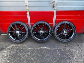 Original 3x ALU kola Škoda čené 18" 7,5J ET41 + 225/40/R18