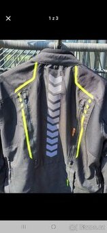Pánská bunda na motorku Ozone 2XL, sedí na L/XL