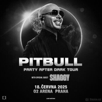 Pitbull vstupenky O2 arena 18.06.2025 STÁNÍ 3000,-