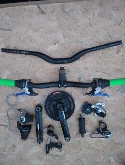 Shimano díly na starší horské kolo