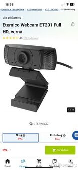 Prodám webkameru Eternico ET201 Full HD