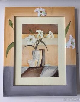 Obraz květina 50 x 40 cm