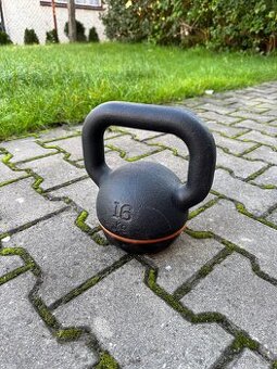 Kettlebell s gumovou základnou 16 kg