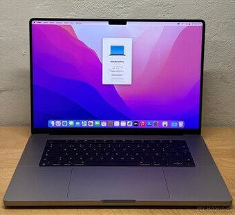 MacBook Pro 16” 2021 /16GB/M1 Pro/512GB/Záruka