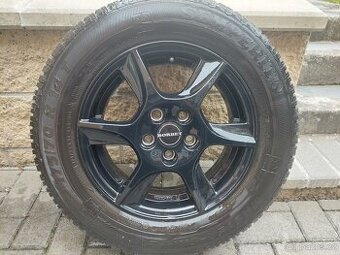 ALU kola BORBET 5x100x14 + pneu zimní 175/70/14