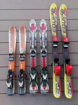 Prodám lyže Sporten 78cm, K2 88cm, Salomon 110cm.