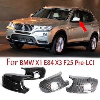 Mkové kryty zrcátek Bmw X1 E84 X3 F25 Predfacelift