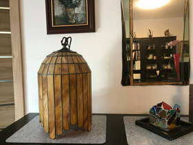 Vitrážové závěsné světlo.Svítidlo vyrobeno Tiffany technikou