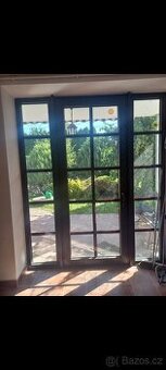 Plastove balkonové dveře 237x200cm dvojsklo