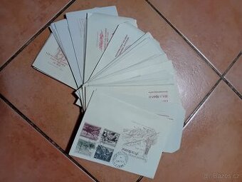 Prodám známky s razítky a pamětní listy (1935 - 1952)