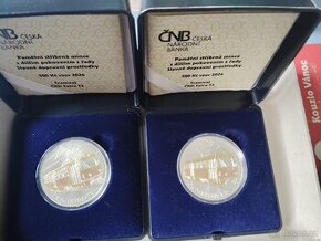 Mince 500kč- Proof + Bk.- tramvaj ČKD - tatra T3 -rok 2024.