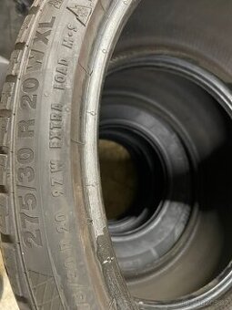 Prodám zimní sadu pneu Bridgestone a Continental