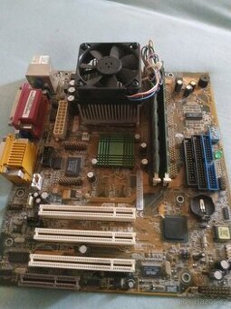 celeron tualatin 1000mhz chladic zakladni deska 512 sd ram