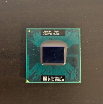 Intel Core2Duo T7400 2.16/4M/667 SL9SE 478-pin micro-FCPGA ;