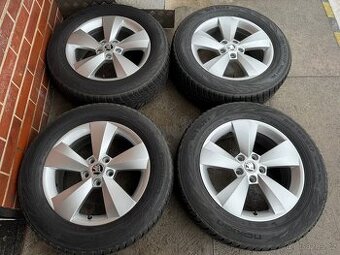 Alu 17" 5x112 NANUQ , zimní 75% KodiaQ , TOP CENA